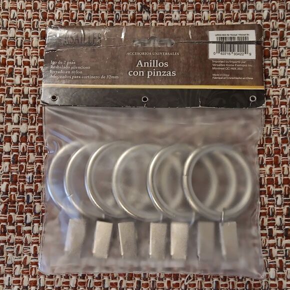 New 2 Packs Clip Rings For Curtains Versailles And Studio - Picture 3 of 5